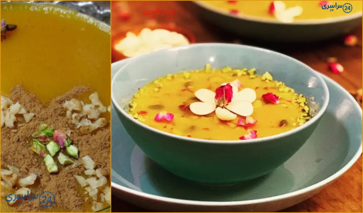 طرز تهیه کاچی برای پریودی و زائو برای گرم شدن رحم + ویدیو آموزش کامل
