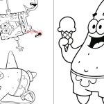 نقاشی پاتریک برای رنگ‌ آمیزی کودکان | طرح های مختلف و جذاب