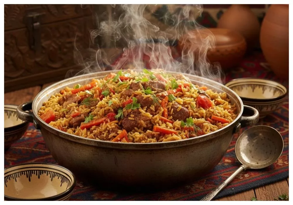 چکدرمه؛ پلو گوشت سنتی ترکمنی