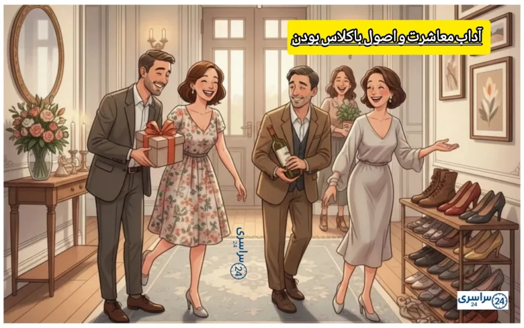 آداب حضور در یک مهمانی + چگونه رفتار کنیم با شخصیت و با کلاس بنظر برسیم؟