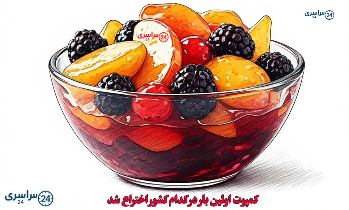 کمپوت اولین بار در کدام کشور اختراع شد + تاریخچه