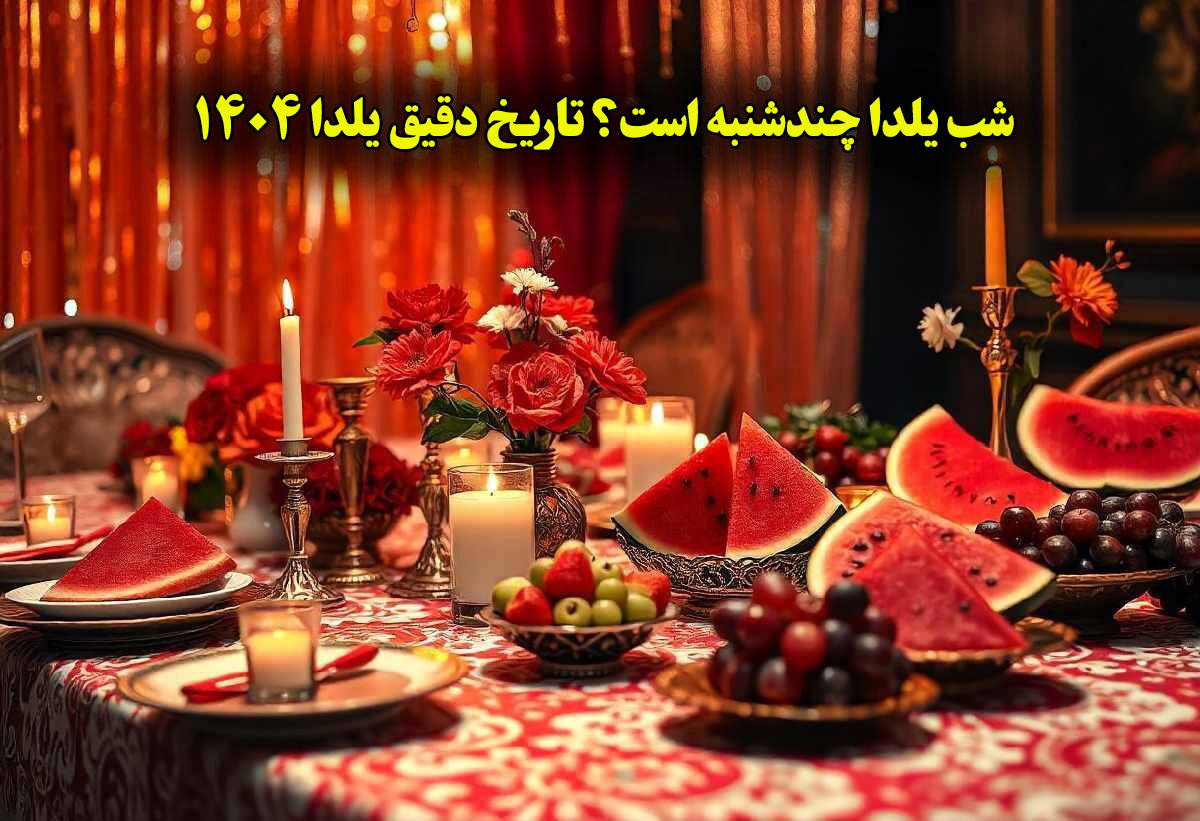 شب یلدا چندشنبه است؟ تاریخ دقیق یلدا ۱۴۰۴