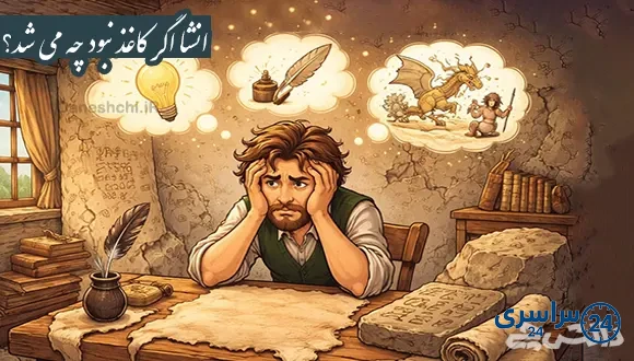 انشا اگر کاغذ نبود چه می شد؟