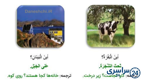 ترجمه عربی هفتم درس دوم