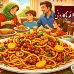 انشا در مورد غذای مورد علاقه ماکارونی