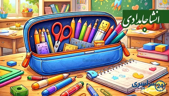 انشا در مورد جامدادی