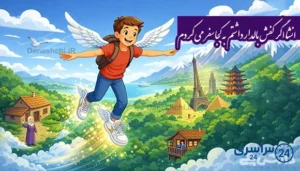 انشا در مورد اگر کفش بالدار داشتم به کجا سفر می کردم؟