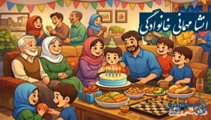 انشا درباره مهمانی خانوادگی