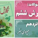 پاسخ سوالات درس پانزدهم نگارش ششم میوه‌ی هنر