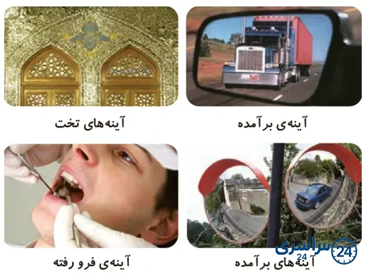 کاربرد آینهها صفحه 69 علوم سوم