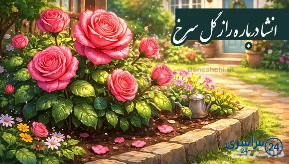 انشا در مورد راز گل سرخ