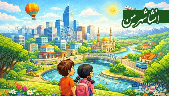انشا در مورد شهر من