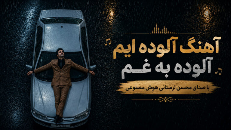 آلوده ایم آلوده به غم از محسن لرستانی هوش مصنوعی