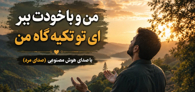 آهنگ من و با خودت ببر ای تو تكیه گاه من هوش مصنوعی با صدای مرد اینستا