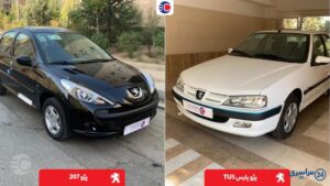 مقایسه 207 با پارس tu5