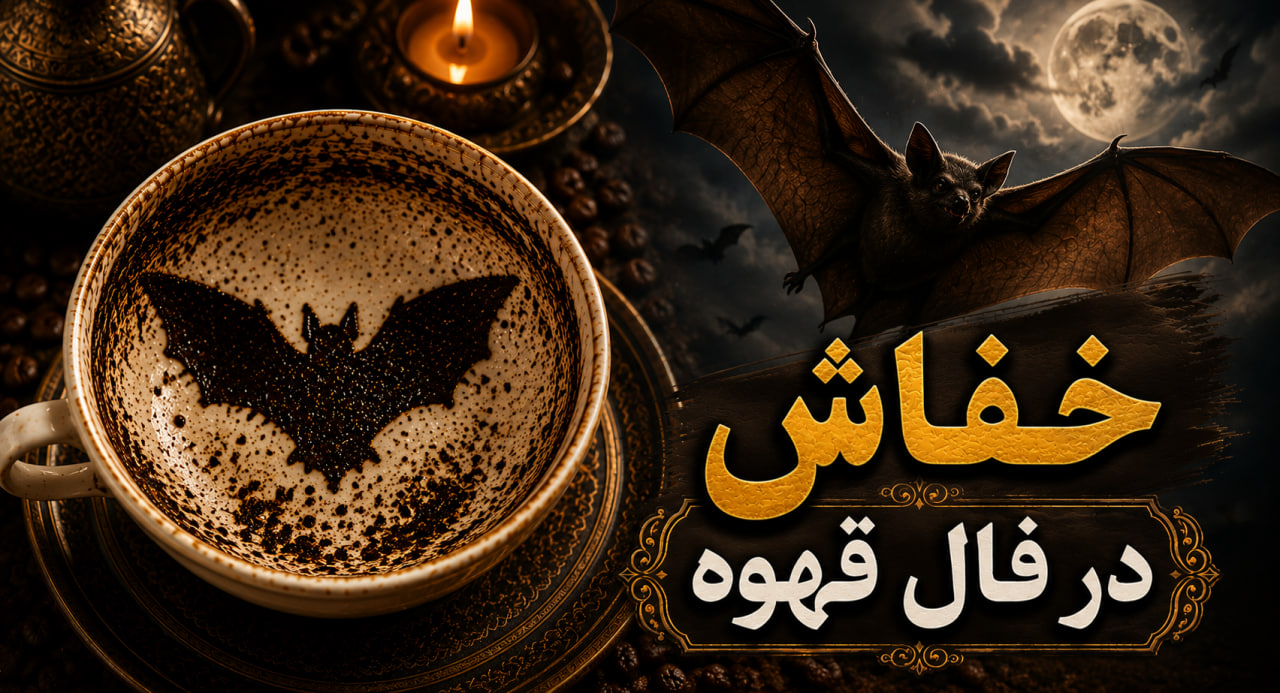 خفاش در فال قهوه