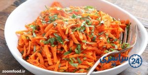 طرز تهیه سالاد هویج و ماست ترکیه