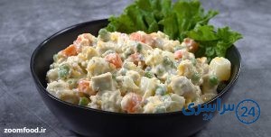 طرز تهیه سالاد الویه مجلسی