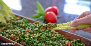 طرز تهیه سالاد تبوله لبنانی