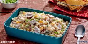طرز تهیه سالاد ماکارونی با تن ماهی