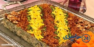 طرز تهیه سالاد قفقازی با مرغ و قارچ