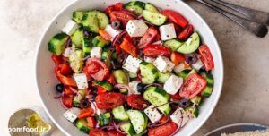 طرز تهیه سالاد یونانی اصل