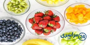 مواد لازم برای تهیه سالاد میوه با سس مخصوص