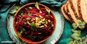 طرز تهیه سالاد لبو و انار بسیار خوشمزه