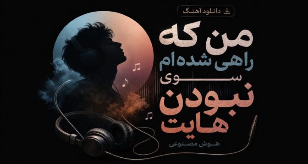 من که راهی شده ام سوی نبودن هایت هوش مصنوعی