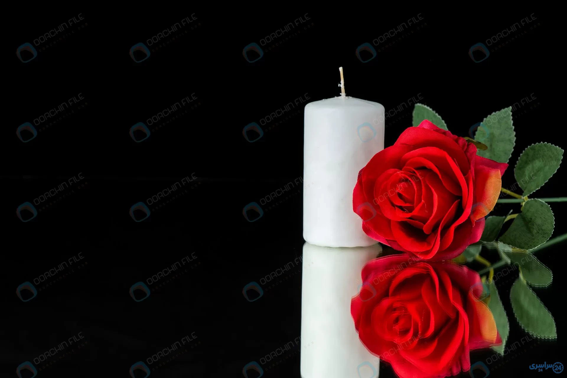 عکس گل برای تسلیت