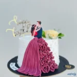 کیک با عکس عروس و داماد