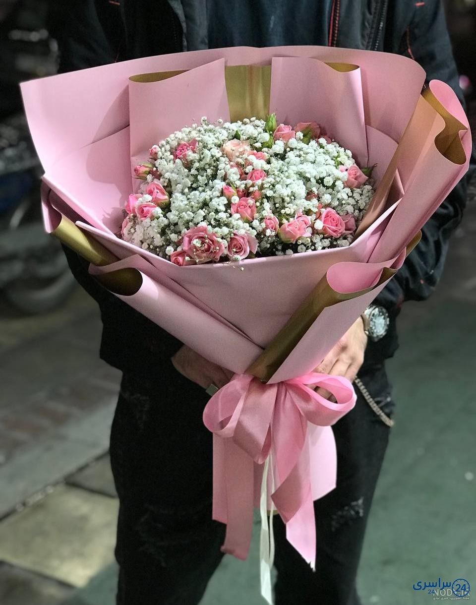 عکس خرید گل