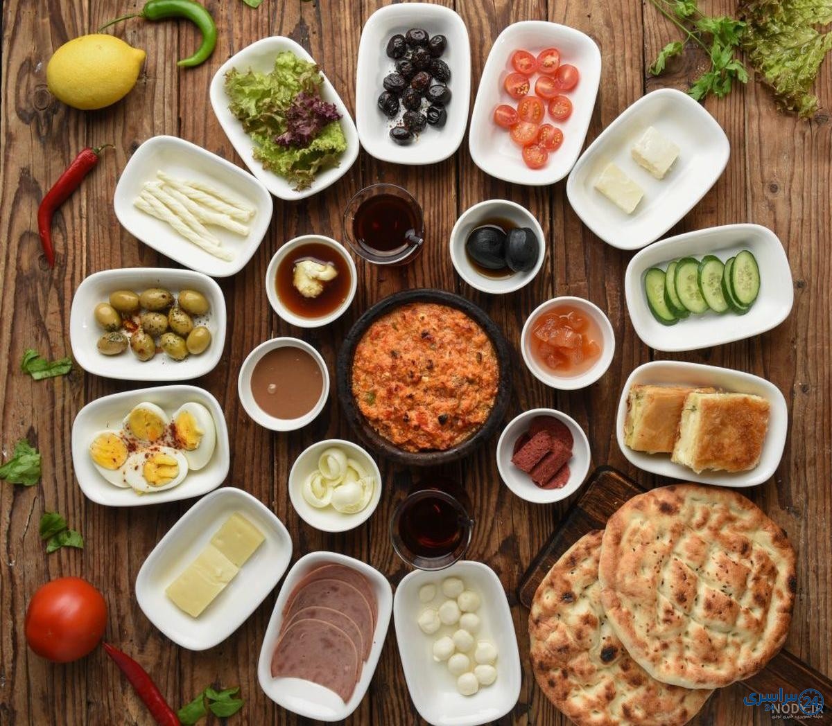 عکس صبحانه