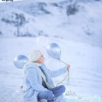 ایده ژست عکس تو برف