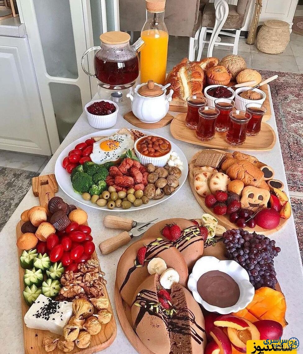 عکس صبحانه
