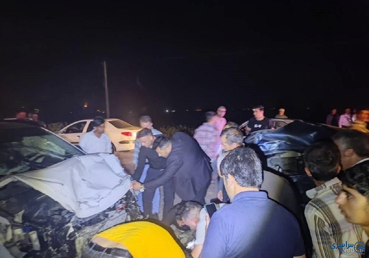 عکس از حامیم در تصادف