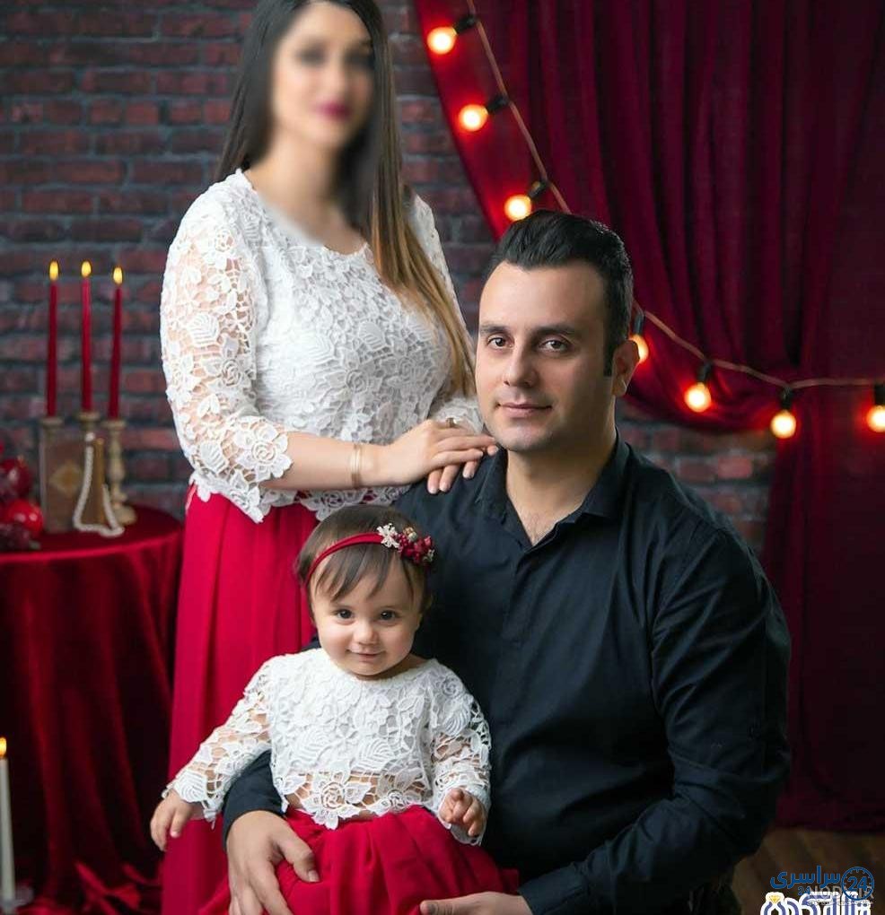 ژست عکس پدر و مادر با کودک