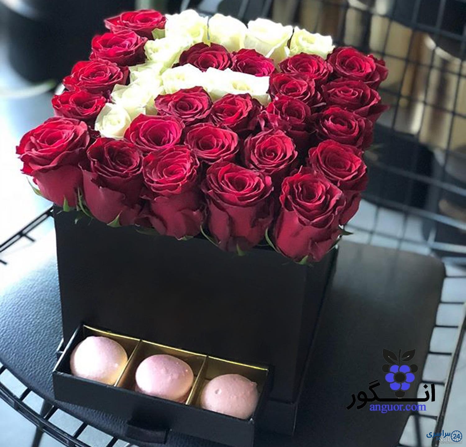 عکس گل با ف
