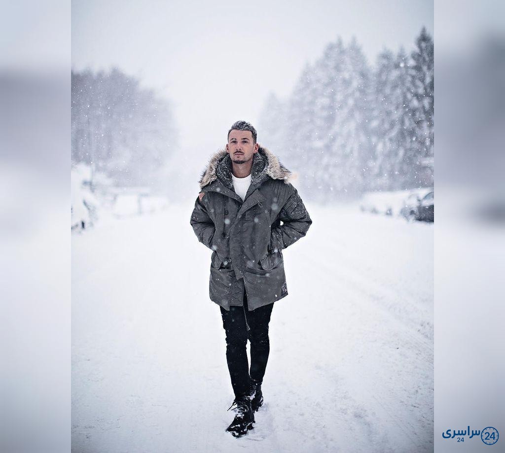 ایده ژست عکس تو برف