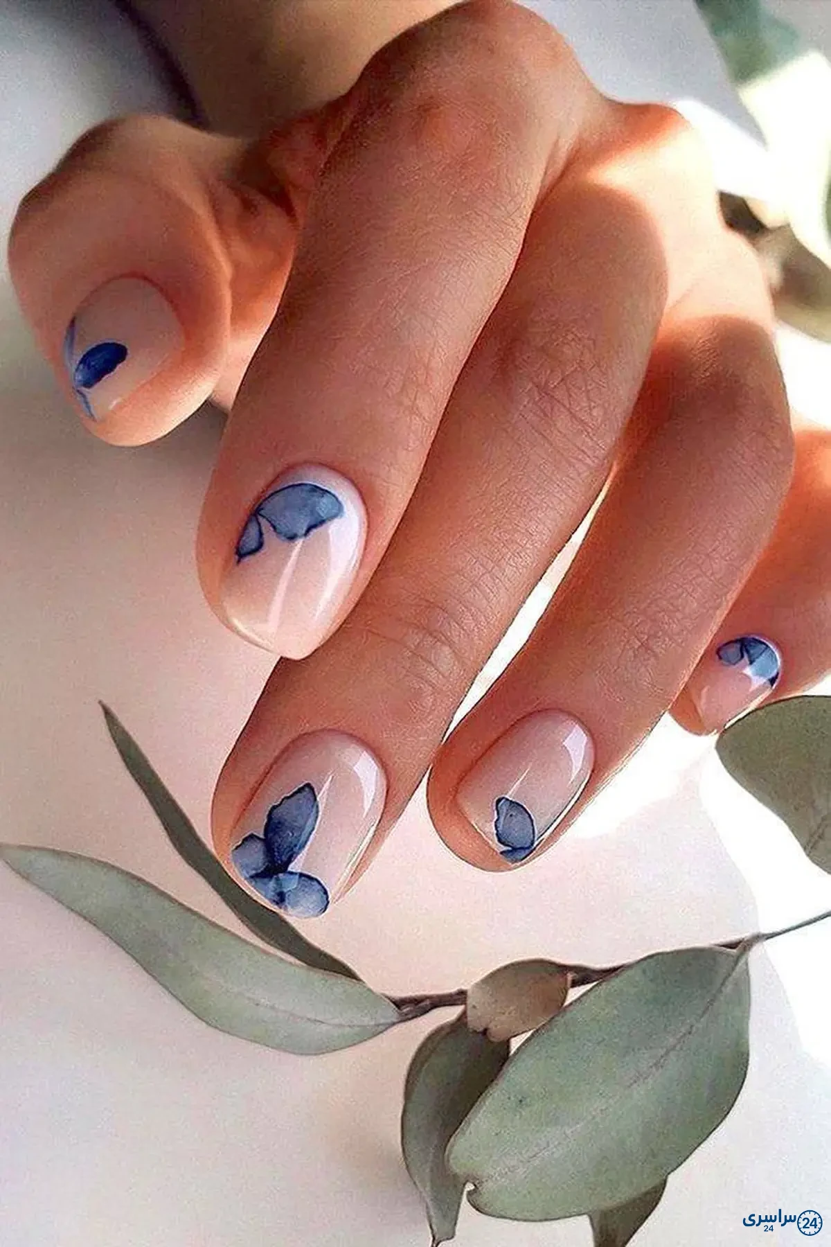 عکس ژلیش ناخن طبیعی