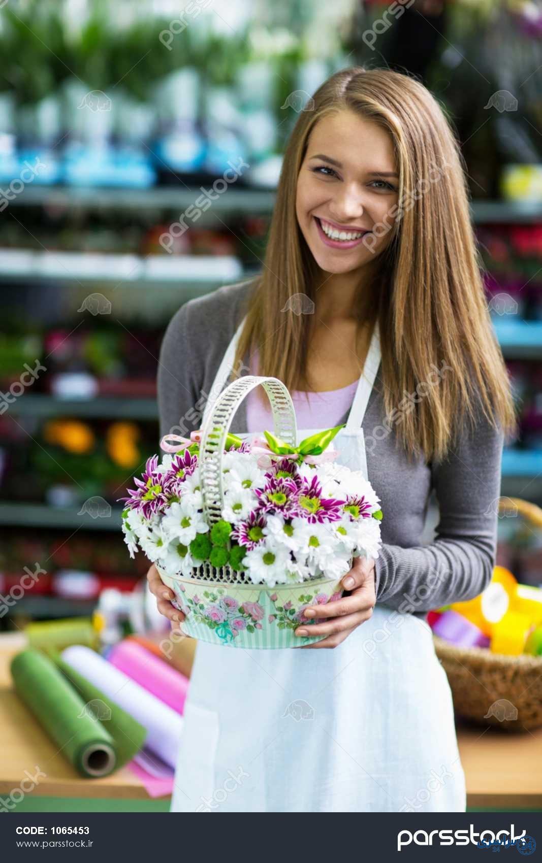 عکس گل فروش