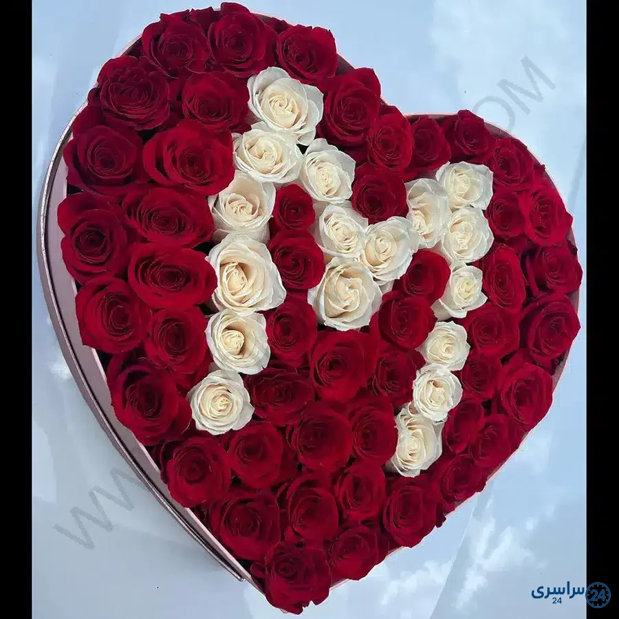 عکس گل با حرف m