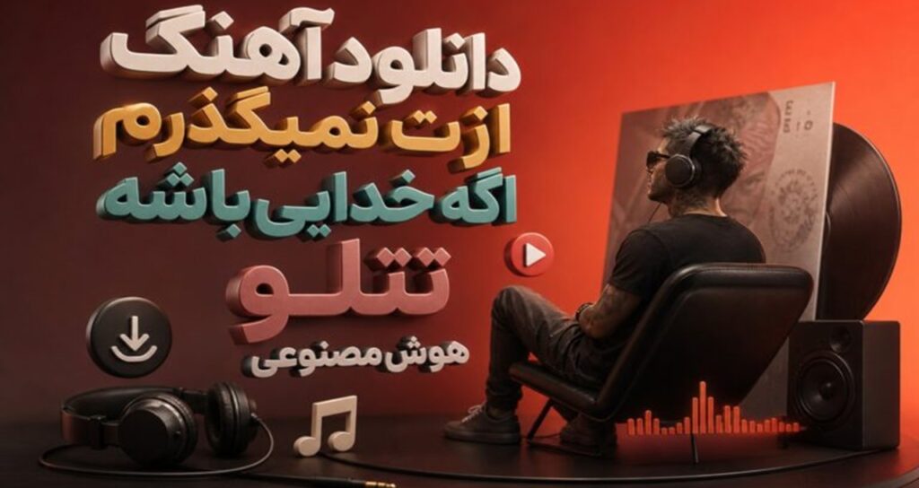 موزیک ازت نمیگذرم اگه خدایی باشه با صدای تتلو هوش مصنوعی | پخش آنلاین
