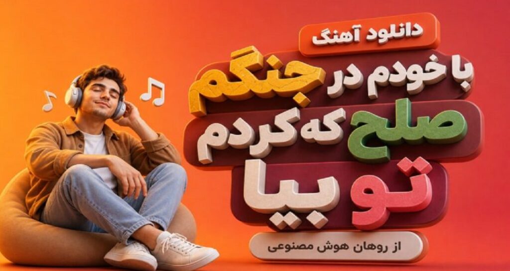 آهنگ با خودم در جنگم صلح که کردم تو بیا از روهان هوش مصنوعی با کیفیت 320