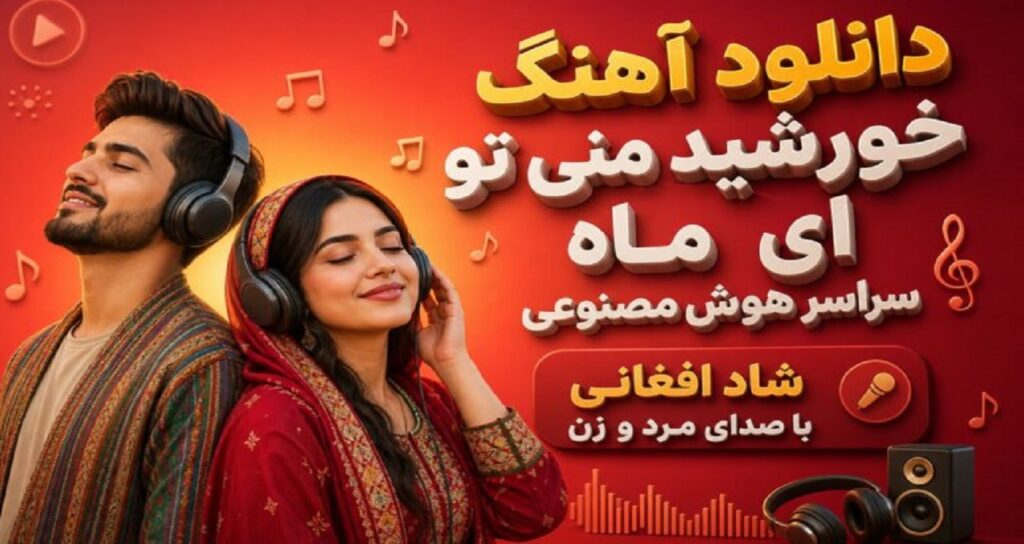 دانلود آهنگ خورشید منی تو ای ماه سراسر هوش مصنوعی افغانی شاد با صدای زن و مرد ترند اینستا