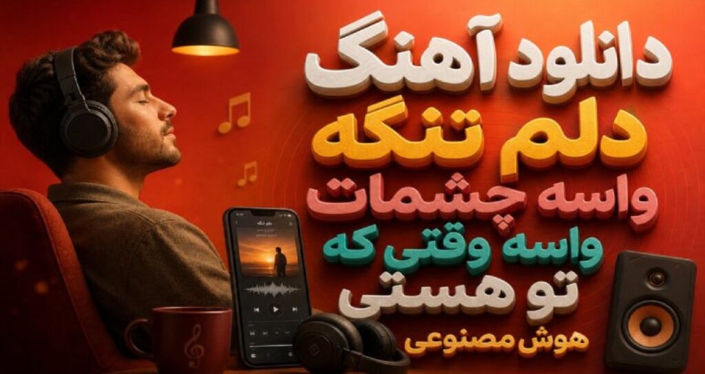 موزیک دلم تنگه واسه چشمات واسه وقتی که تو هستی AI کیفیت عالی، بهترین کیفیت و پخش آنلاین