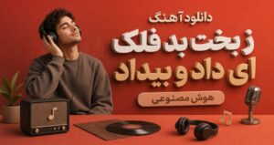 موزیک ز بخت بد فلک ای داد و بیداد AI هوش مصنوعی محلی کیفیت عالی +متن