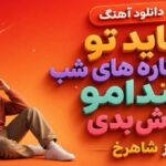 شاید تو با ستاره های شب صدامو گوش بدی از شاهرخ