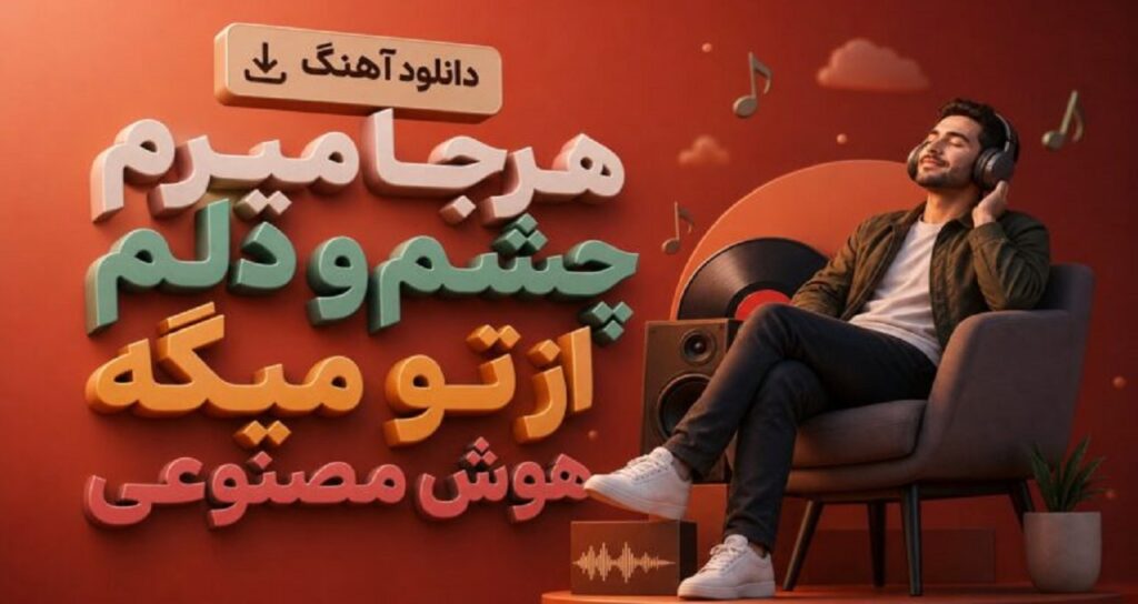 آهنگ هرجا میرم چشم و دلم از تو میگه هوش مصنوعی