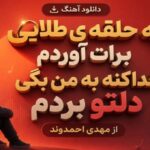 یه حلقه ی طلایی برات آوردم خداکنه به من بگی دلتو بردم از مهدی احمدوند